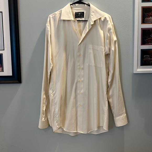 Pronto Uomo dress shirt size 16.5 Tall. No Iron! - Picture 2 of 8